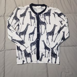 Size S Crown & Ivy Giraffe cardigan